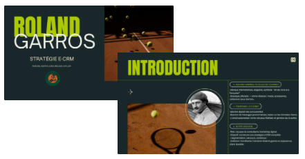 Stratégie e-CRM Roland-Garros
