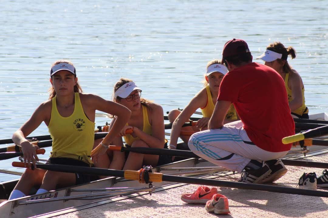 Les consignes du coach au ponton